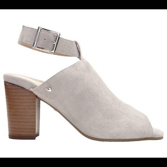 Vionic Kaia Open Toe Leather Heel Slingbacks - Picture 2 of 11